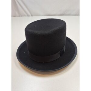 Philadelphia Rapid Transit Hat Top Hat Mens S Black Wool Felt Formal Made In USA